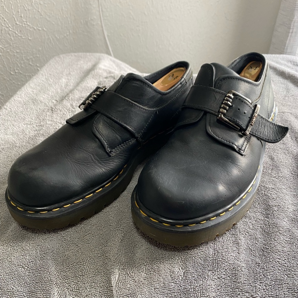 Vintage 90s Black Leather Doc Martens